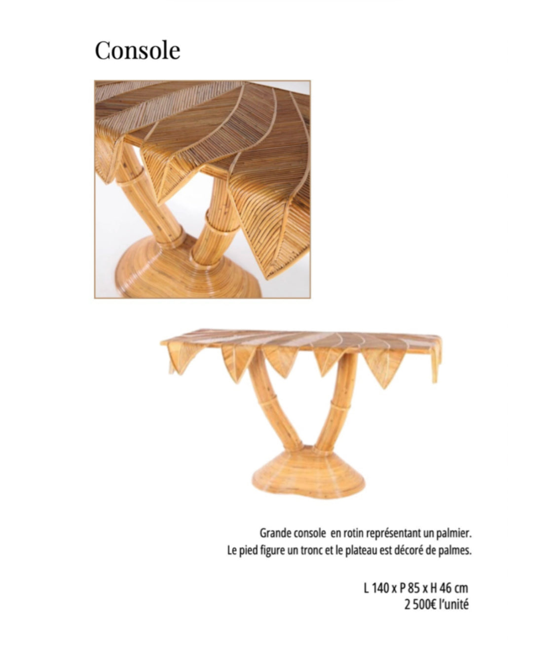 Console Galerie Gérard G