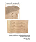 Commode en corde Galerie Gérard G