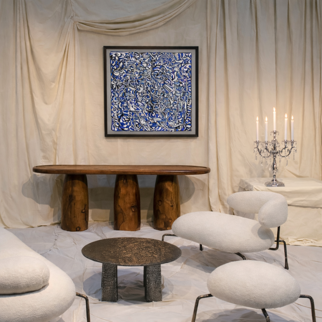 Oeuvres bleu Galerie Gérard G